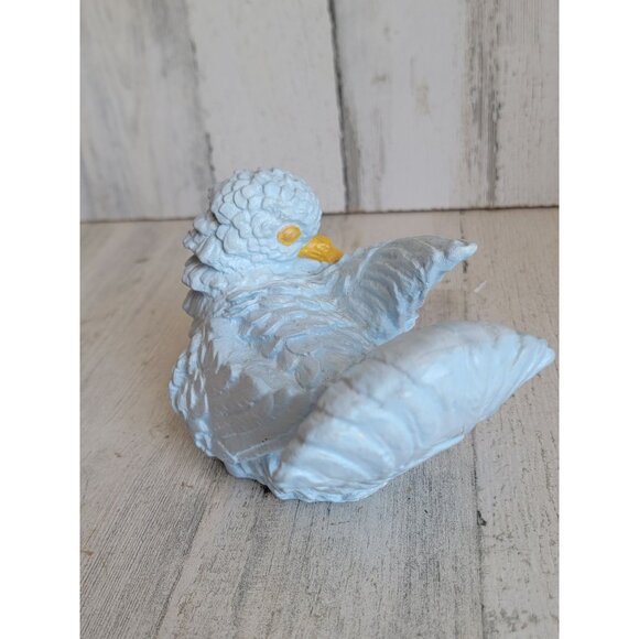 Vintage blue pigeon bird figure decor home unique - Picture 4 of 8